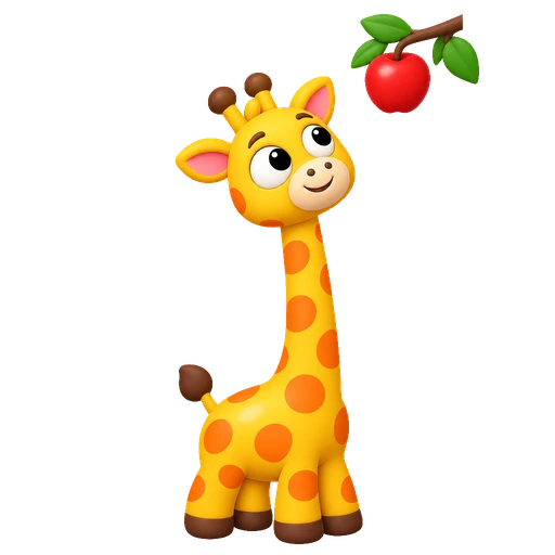 A grey shape of a giraffe, not met yet